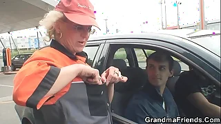 Granny replicate penetration outdoor