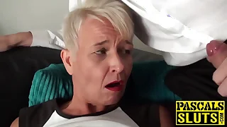 Exploitive mature call-girl was waiting all day to be his sex slave